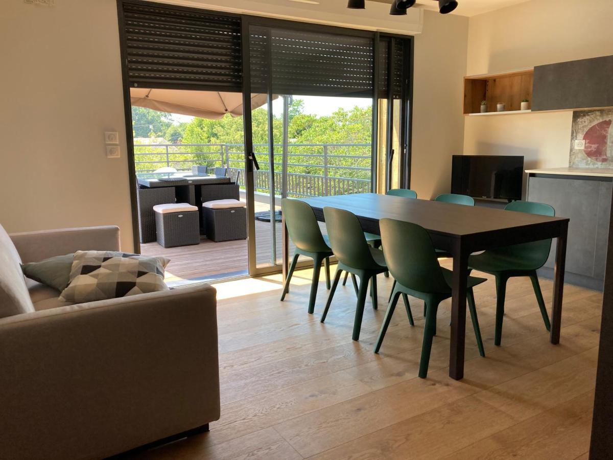 Au Coeur Du Bassin D'Arcachon,Tres Bel Appartement Avec Terrasse 欧当日 外观 照片