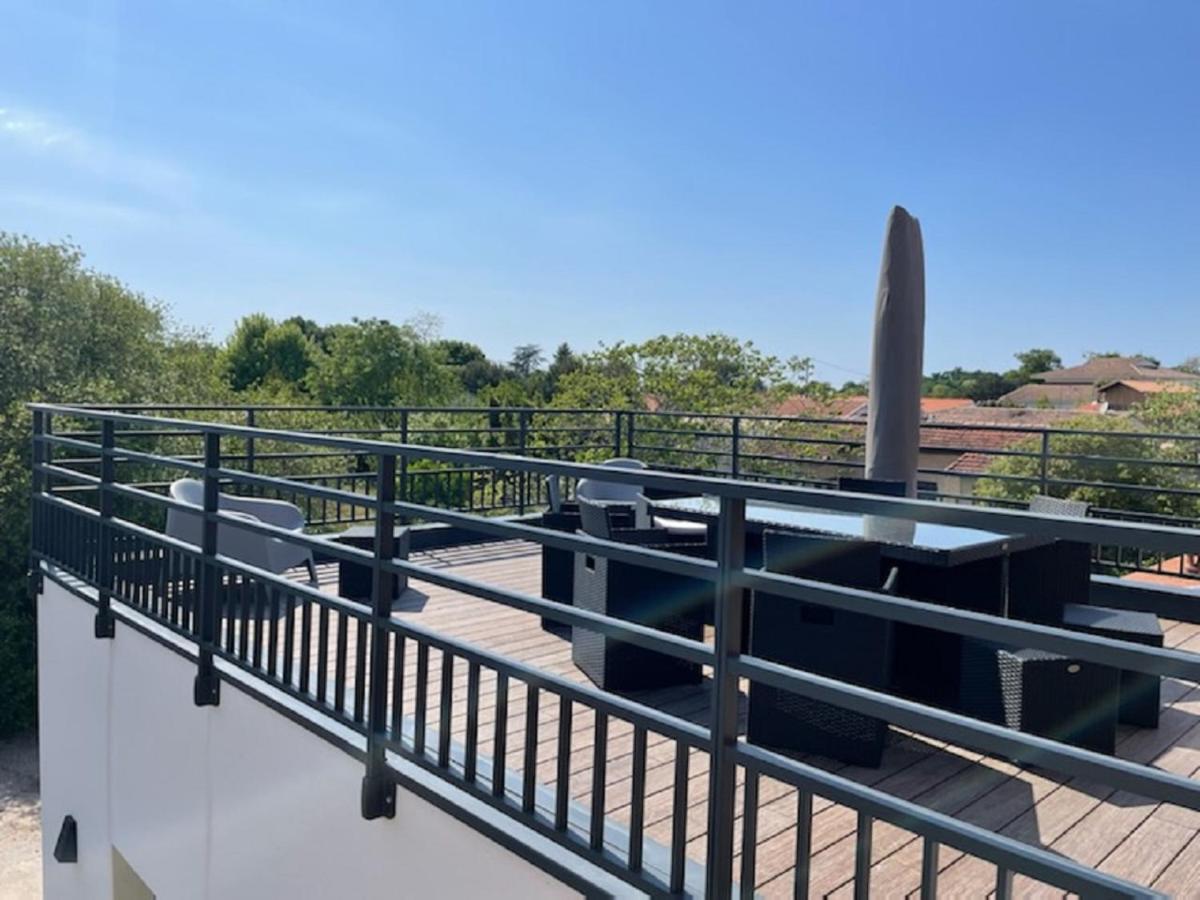 Au Coeur Du Bassin D'Arcachon,Tres Bel Appartement Avec Terrasse 欧当日 外观 照片